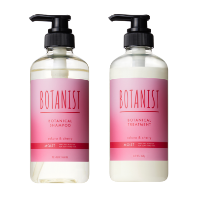 BOTANIST Fragrance Collection サクラとチェリーの香り シャンプー・トリートメント モイスト 商品イメージ