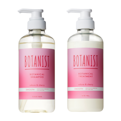 BOTANIST Fragrance Collection サクラとチェリーの香り シャンプー・トリートメント スムース 商品イメージ