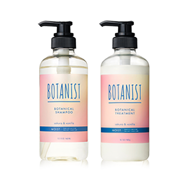 BOTANIST Fragrance Collection サクラとバニラの香り シャンプー・トリートメント モイスト 商品イメージ
